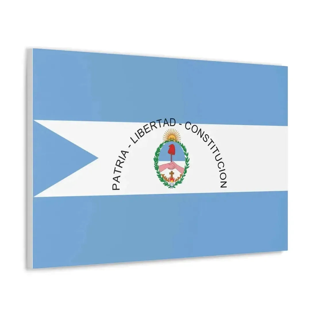 Flag of Corrientes Province Argentina - Canvas Wall Art - The Sticker Space