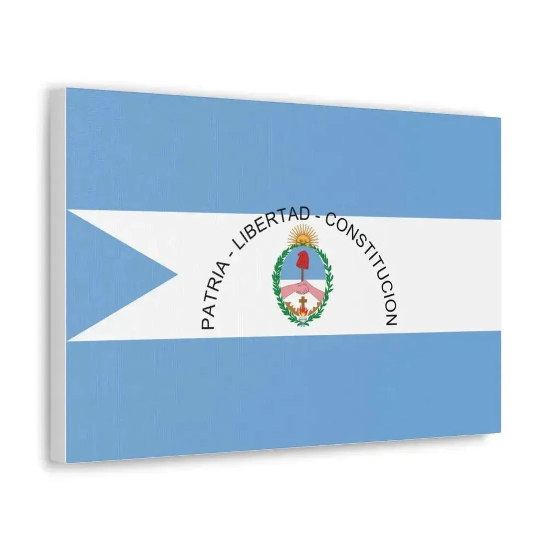 Flag of Corrientes Province Argentina - Canvas Wall Art - The Sticker Space