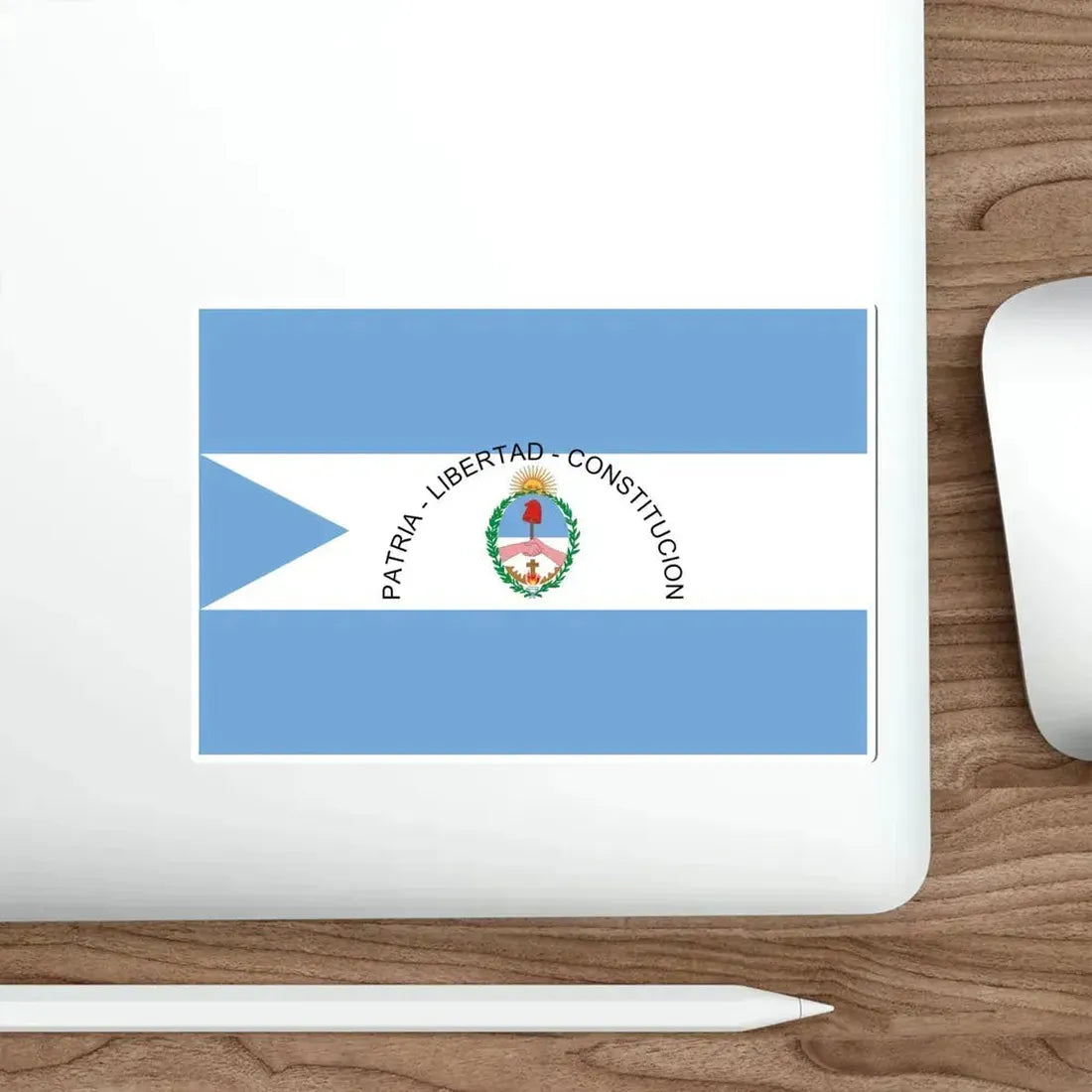 Flag of Corrientes Province Argentina STICKER Vinyl Die-Cut Decal - The Sticker Space
