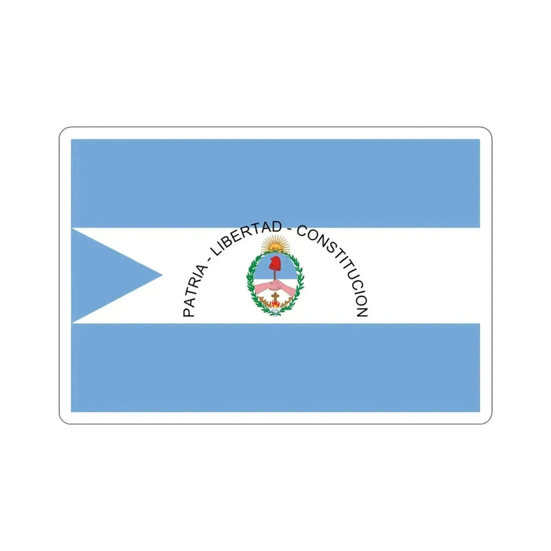 Flag of Corrientes Province Argentina STICKER Vinyl Die-Cut Decal - The Sticker Space