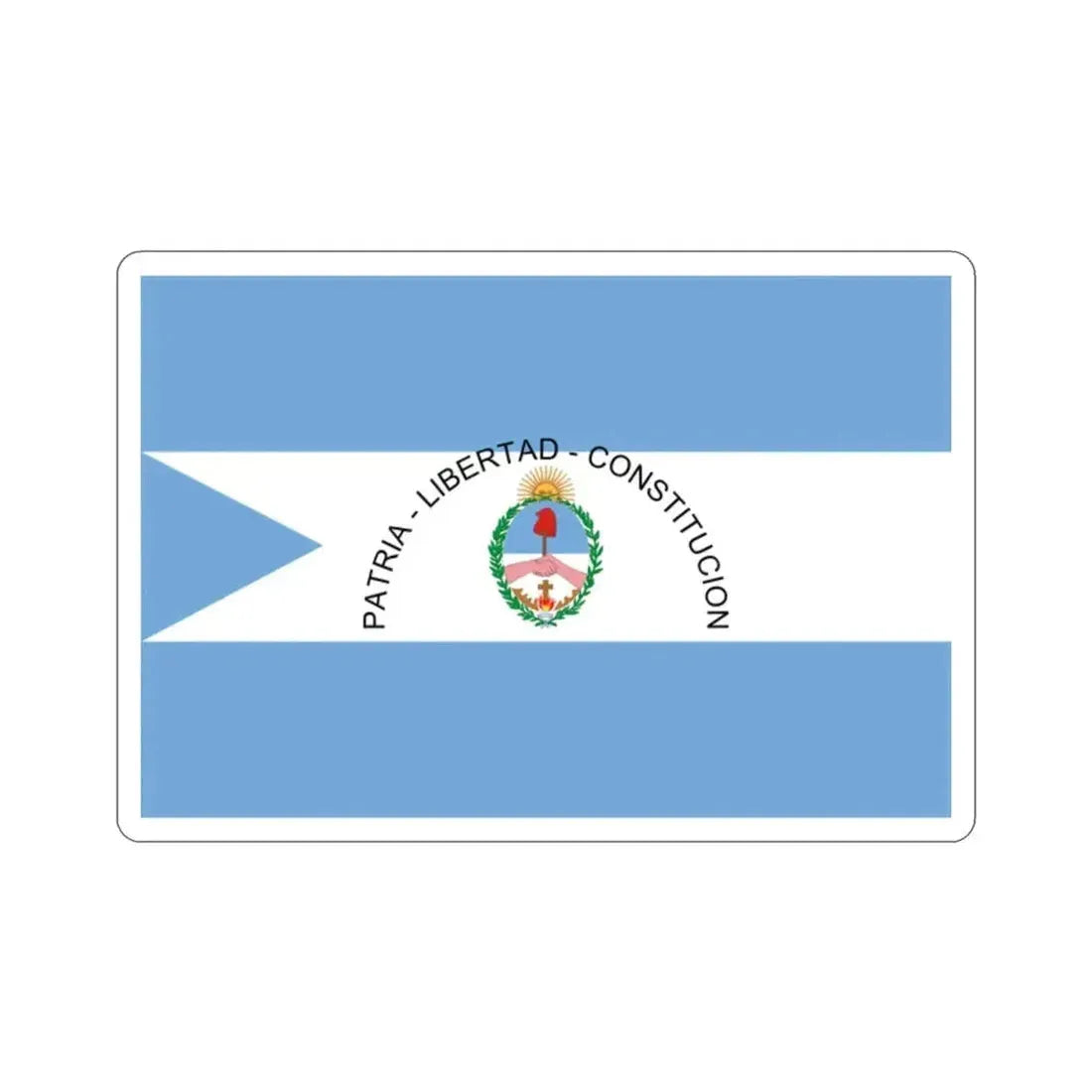 Flag of Corrientes Province Argentina STICKER Vinyl Die-Cut Decal - The Sticker Space