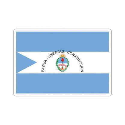Flag of Corrientes Province Argentina - STICKER Vinyl Kiss-Cut Decal 4 Inch White - The Sticker Space