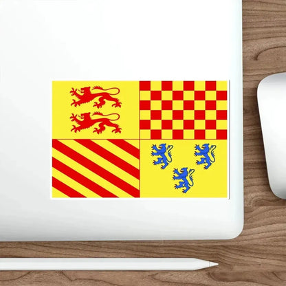 Flag of Corrèze France 2 STICKER Vinyl Die-Cut Decal - The Sticker Space