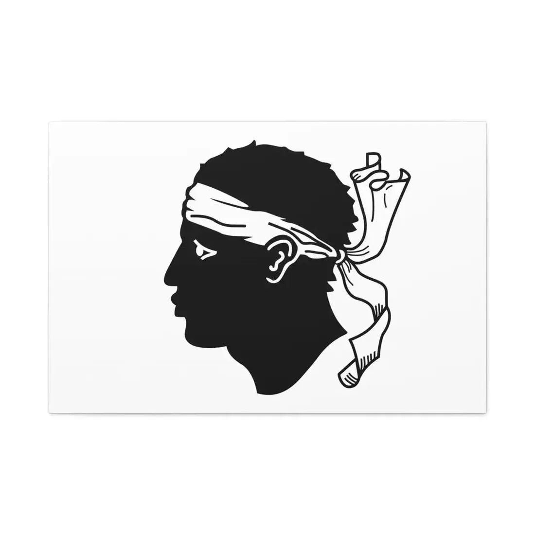 Flag of Corsica France - Canvas Wall Art - The Sticker Space