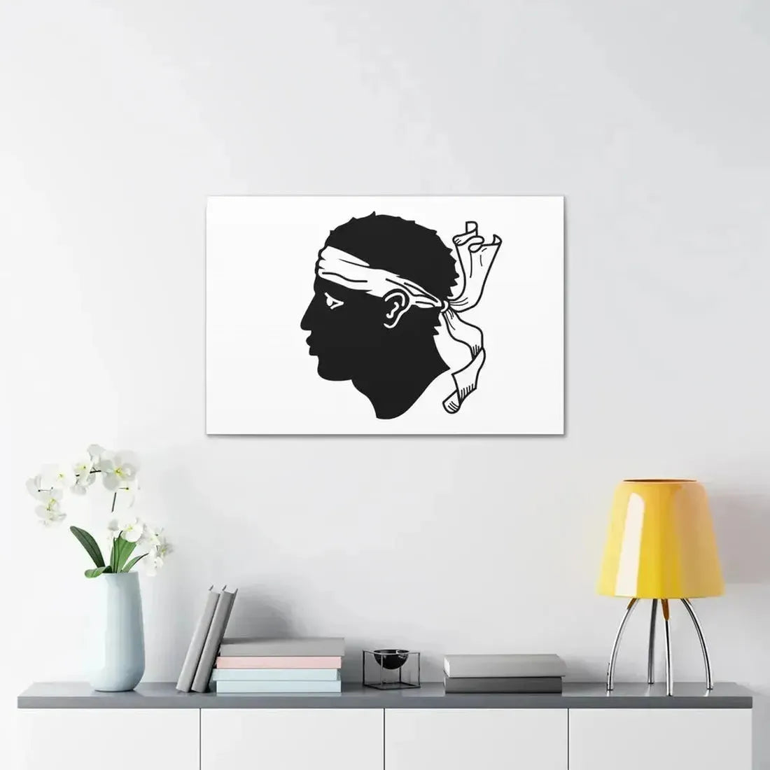 Flag of Corsica France - Canvas Wall Art - The Sticker Space