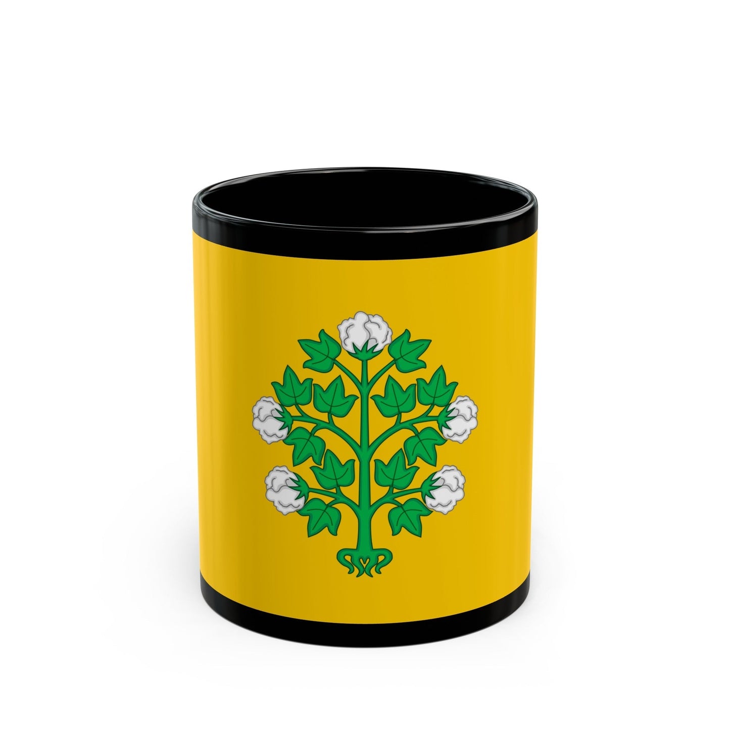 Flag of Cospicua Bormla Malta - Black Coffee Mug-11oz-The Sticker Space