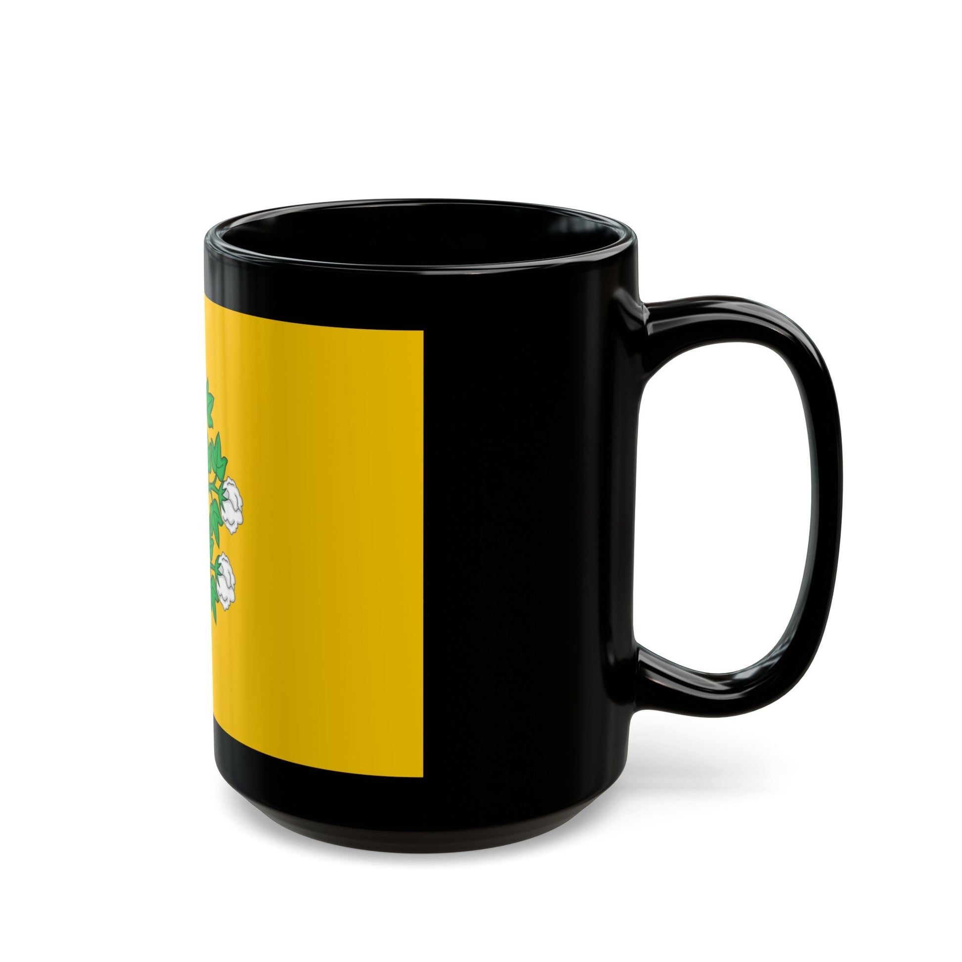 Flag of Cospicua Bormla Malta - Black Coffee Mug-The Sticker Space