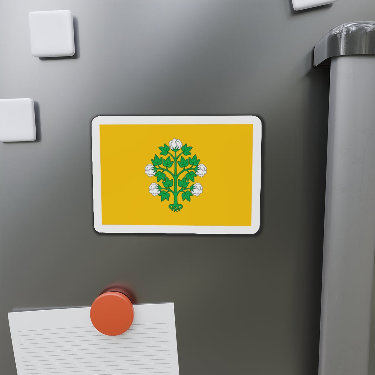 Flag of Cospicua Bormla Malta - Die-Cut Magnet-The Sticker Space