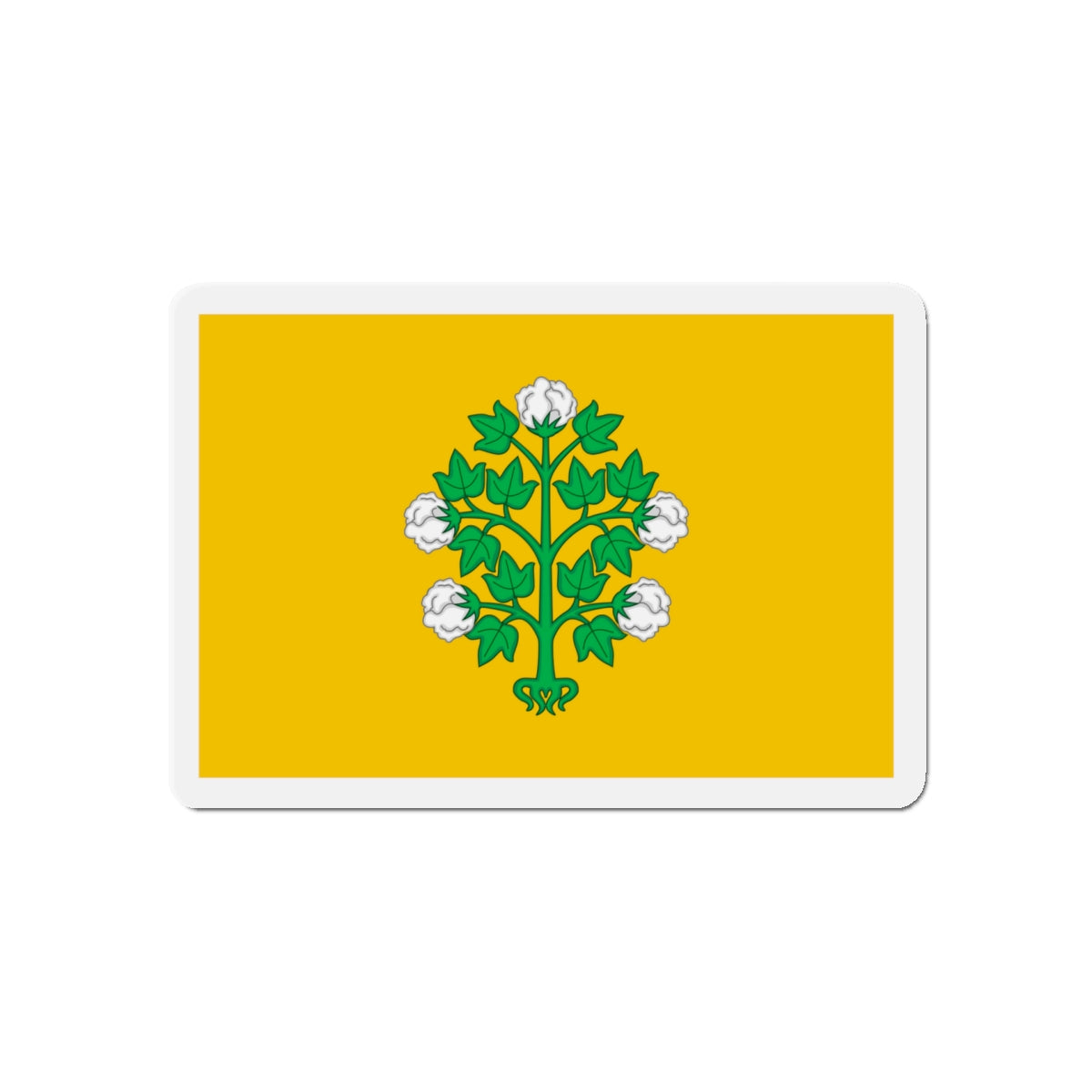 Flag of Cospicua Bormla Malta - Die-Cut Magnet-5" x 5"-The Sticker Space