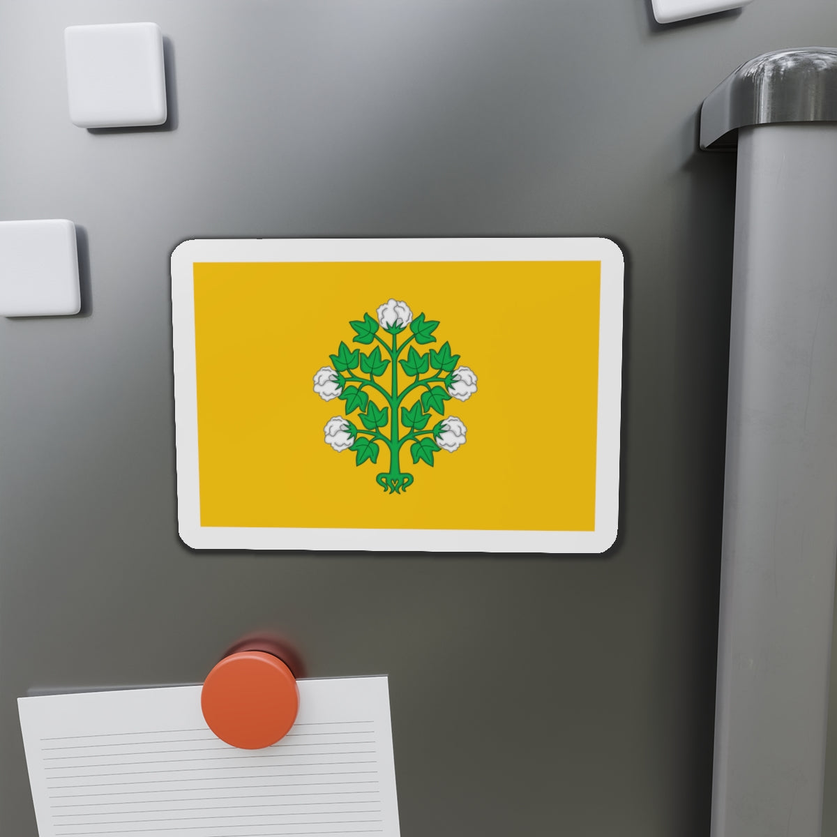 Flag of Cospicua Bormla Malta - Die-Cut Magnet-The Sticker Space