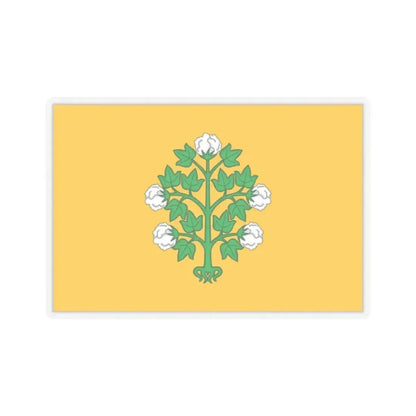 Flag of Cospicua Bormla Malta - STICKER Vinyl Kiss-Cut Decal 2 Inch Transparent - The Sticker Space