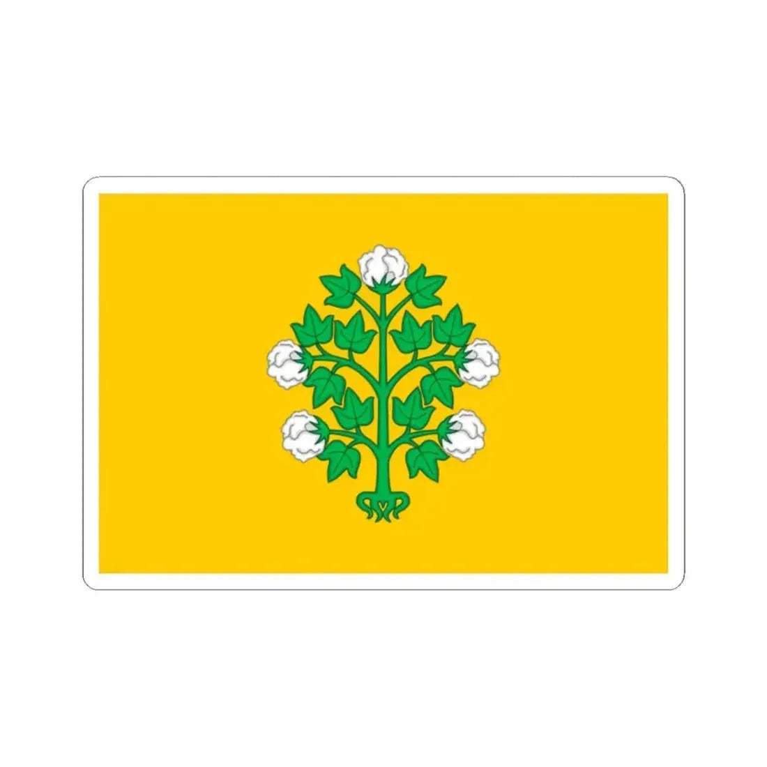 Flag of Cospicua Bormla Malta - STICKER Vinyl Kiss-Cut Decal 2 Inch White - The Sticker Space