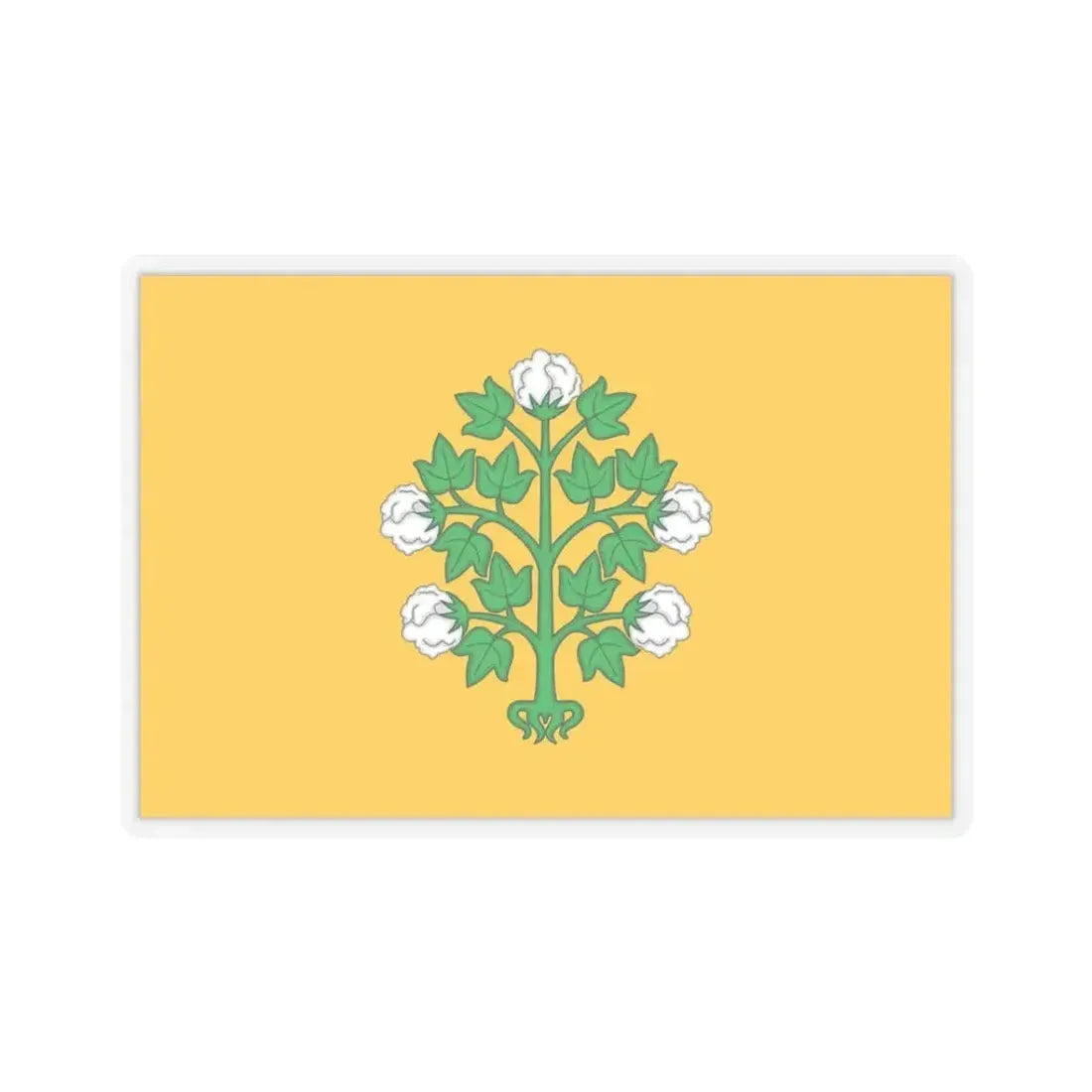 Flag of Cospicua Bormla Malta - STICKER Vinyl Kiss-Cut Decal 3 Inch Transparent - The Sticker Space