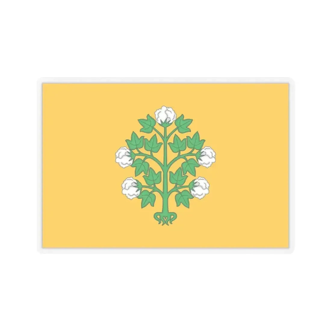 Flag of Cospicua Bormla Malta - STICKER Vinyl Kiss-Cut Decal 4 Inch Transparent - The Sticker Space