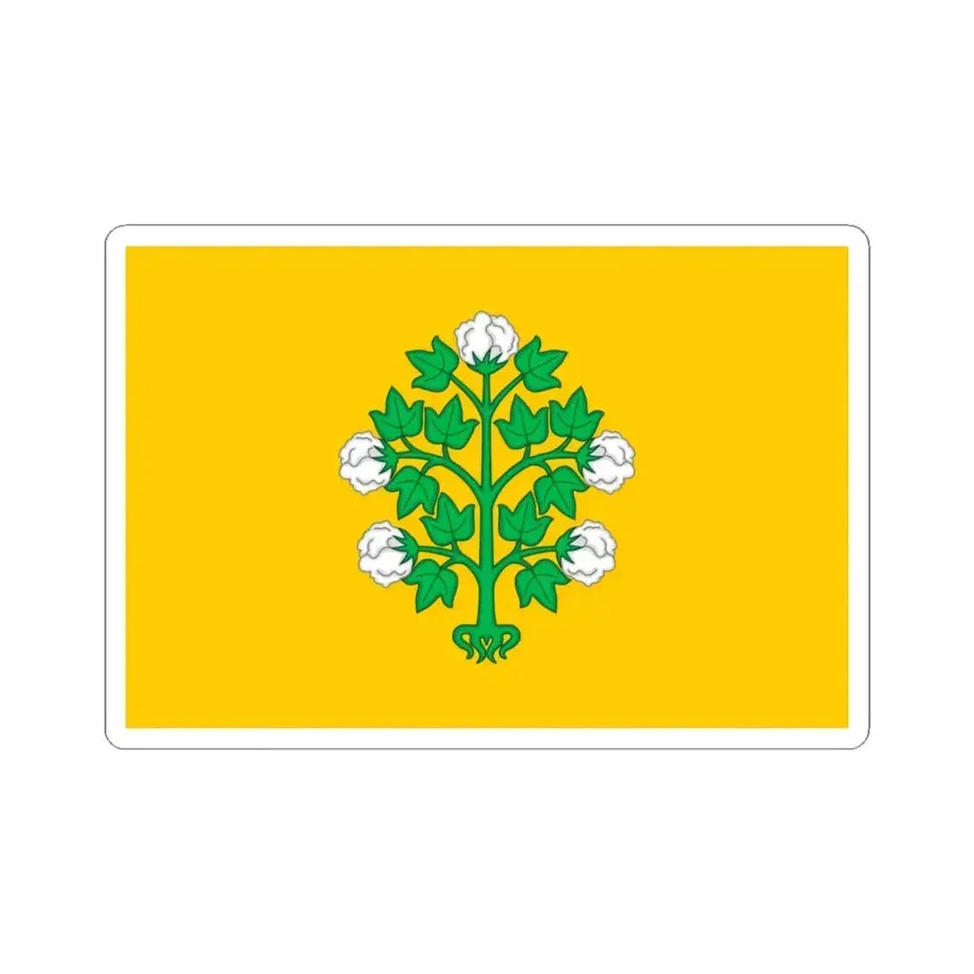 Flag of Cospicua Bormla Malta - STICKER Vinyl Kiss-Cut Decal 4 Inch White - The Sticker Space