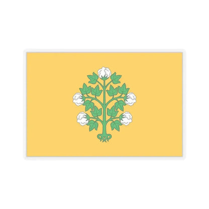 Flag of Cospicua Bormla Malta - STICKER Vinyl Kiss-Cut Decal 6 Inch Transparent - The Sticker Space