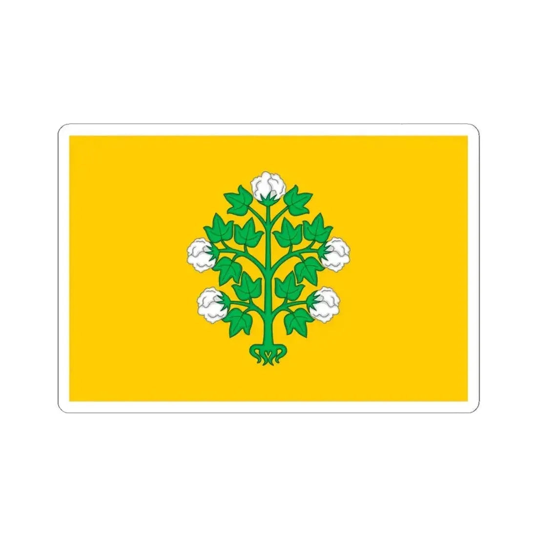 Flag of Cospicua Bormla Malta - STICKER Vinyl Kiss-Cut Decal 6 Inch White - The Sticker Space