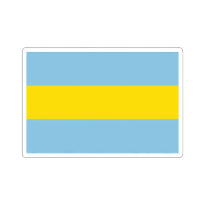 Flag of Costa Rica 1821-1823 (Costa Rica) STICKER Vinyl Kiss-Cut Decal 3 Inch White - The Sticker Space