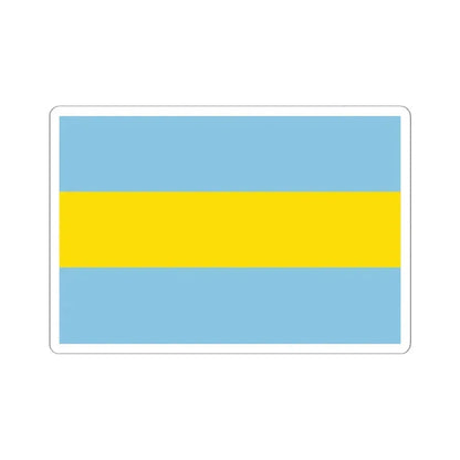 Flag of Costa Rica 1821-1823 (Costa Rica) STICKER Vinyl Kiss-Cut Decal 6 Inch White - The Sticker Space