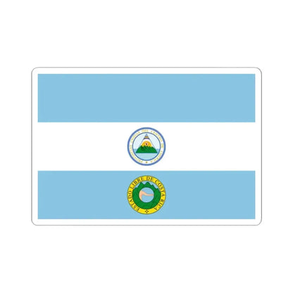 Flag of Costa Rica 1824 (Costa Rica) STICKER Vinyl Kiss-Cut Decal 2 Inch White - The Sticker Space