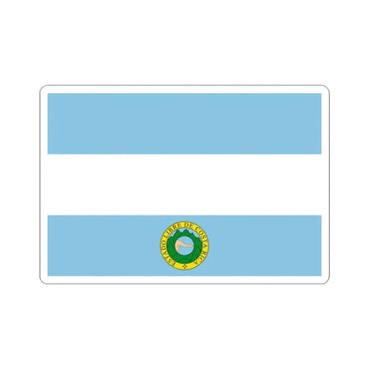 Flag of Costa Rica 1838-1840 (Costa Rica) STICKER Vinyl Kiss-Cut Decal 3 Inch White - The Sticker Space