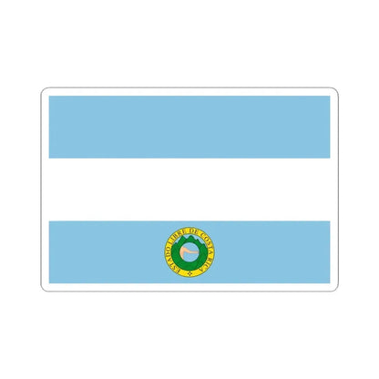 Flag of Costa Rica 1838-1840 (Costa Rica) STICKER Vinyl Kiss-Cut Decal 4 Inch White - The Sticker Space