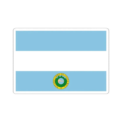 Flag of Costa Rica 1838-1840 (Costa Rica) STICKER Vinyl Kiss-Cut Decal 6 Inch White - The Sticker Space