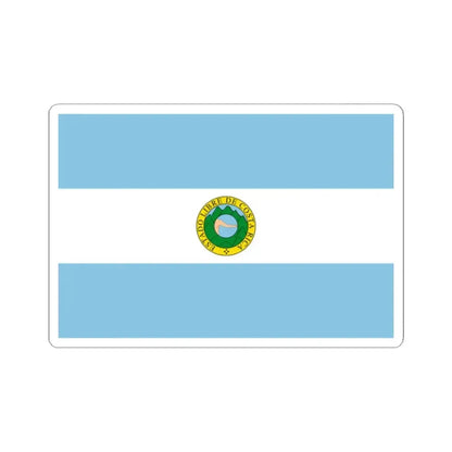 Flag of Costa Rica 1842-1848 (Costa Rica) STICKER Vinyl Kiss-Cut Decal 2 Inch White - The Sticker Space
