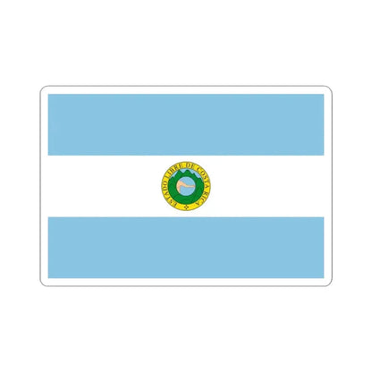Flag of Costa Rica 1842-1848 (Costa Rica) STICKER Vinyl Kiss-Cut Decal 3 Inch White - The Sticker Space