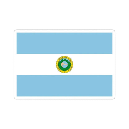 Flag of Costa Rica 1842-1848 (Costa Rica) STICKER Vinyl Kiss-Cut Decal 6 Inch White - The Sticker Space