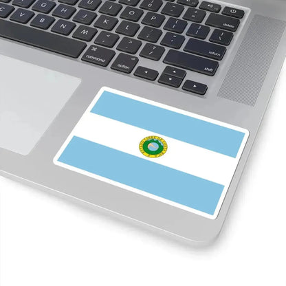 Flag of Costa Rica 1842-1848 (Costa Rica) STICKER Vinyl Kiss-Cut Decal - The Sticker Space