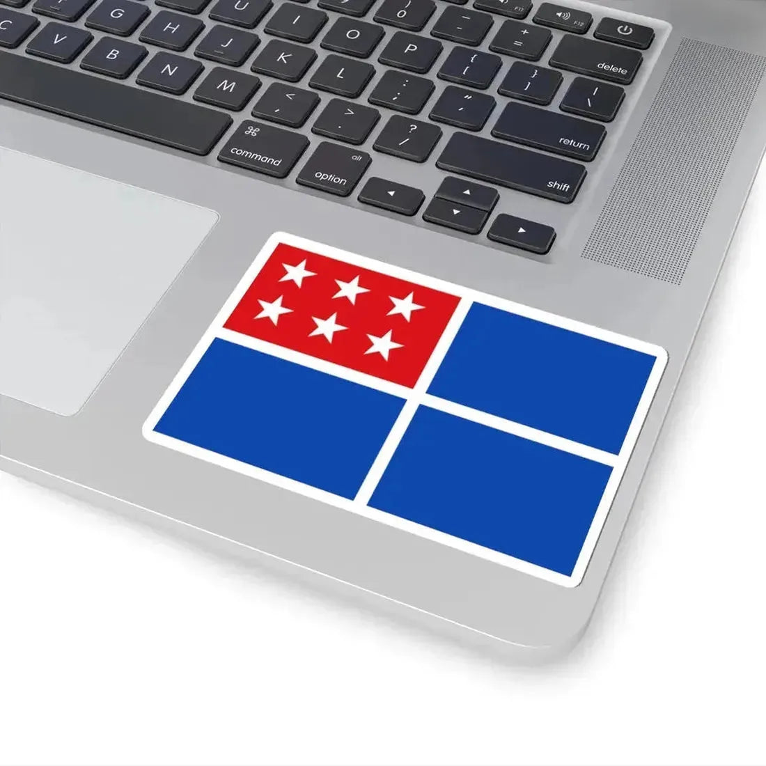 Flag of Costa Rica 1845 proposal (Costa Rica) STICKER Vinyl Kiss-Cut Decal - The Sticker Space