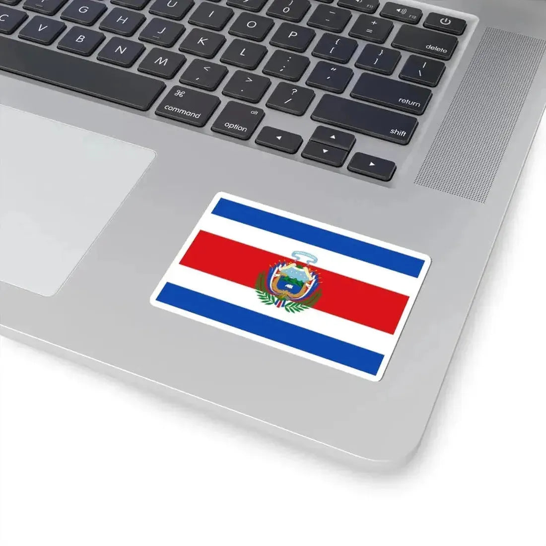 Flag of Costa Rica 1848-1906 (Costa Rica) STICKER Vinyl Kiss-Cut Decal - The Sticker Space