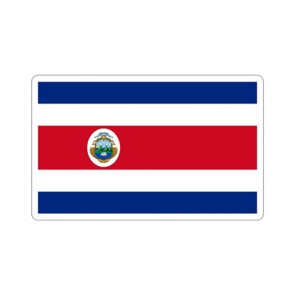 Flag of Costa Rica STICKER Vinyl Die-Cut Decal-2 Inch-The Sticker Space