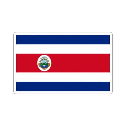 Flag of Costa Rica STICKER Vinyl Die-Cut Decal-3 Inch-The Sticker Space