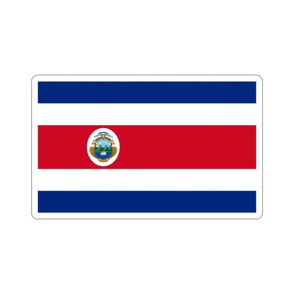 Flag of Costa Rica STICKER Vinyl Die-Cut Decal-5 Inch-The Sticker Space