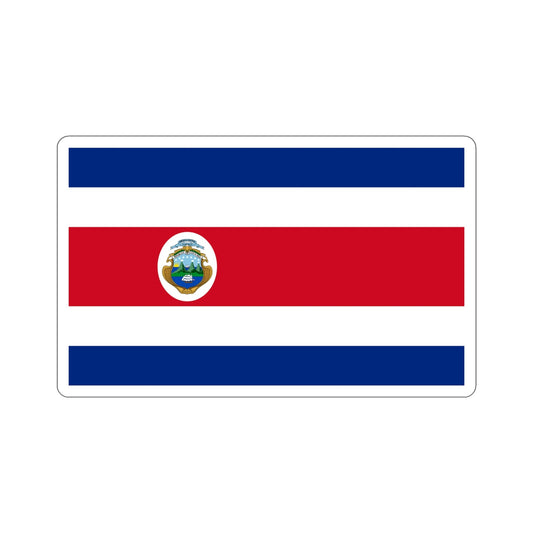 Flag of Costa Rica STICKER Vinyl Die-Cut Decal-6 Inch-The Sticker Space