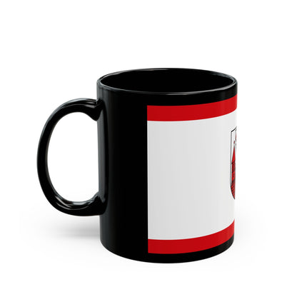 Flag of Cottbus Germany - Black Coffee Mug-The Sticker Space