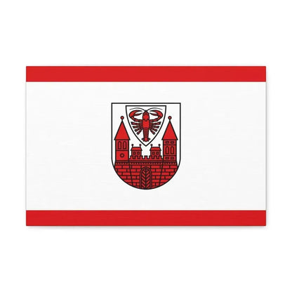 Flag of Cottbus Germany - Canvas Wall Art - The Sticker Space