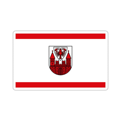 Flag of Cottbus Germany STICKER Vinyl Die-Cut Decal-3 Inch-The Sticker Space