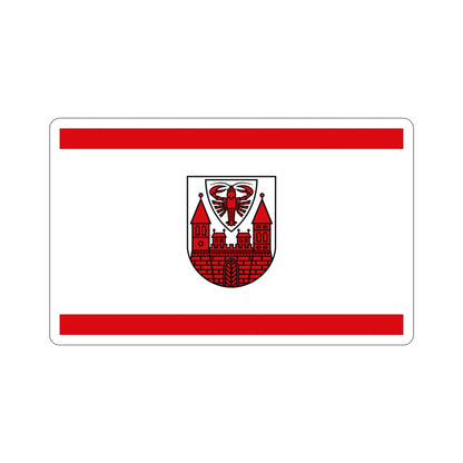 Flag of Cottbus Germany STICKER Vinyl Die-Cut Decal-4 Inch-The Sticker Space