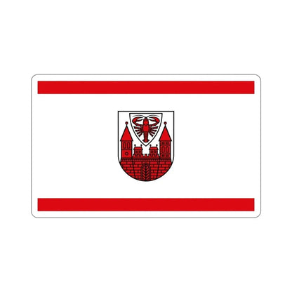 Flag of Cottbus Germany STICKER Vinyl Die-Cut Decal - The Sticker Space