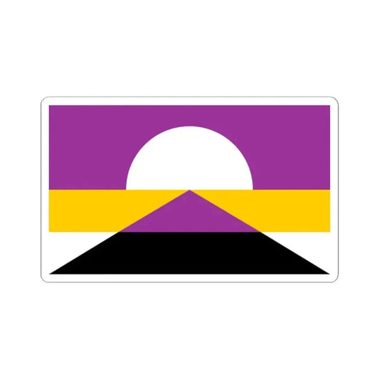 Flag of Countryside Kansas textless (United States) STICKER Vinyl Kiss-Cut Decal 2 Inch White - The Sticker Space