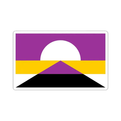Flag of Countryside Kansas textless (United States) STICKER Vinyl Kiss-Cut Decal 3 Inch White - The Sticker Space