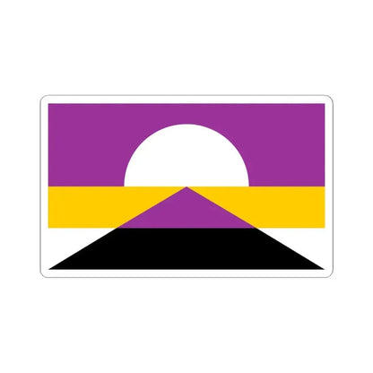 Flag of Countryside Kansas textless (United States) STICKER Vinyl Kiss-Cut Decal 6 Inch White - The Sticker Space
