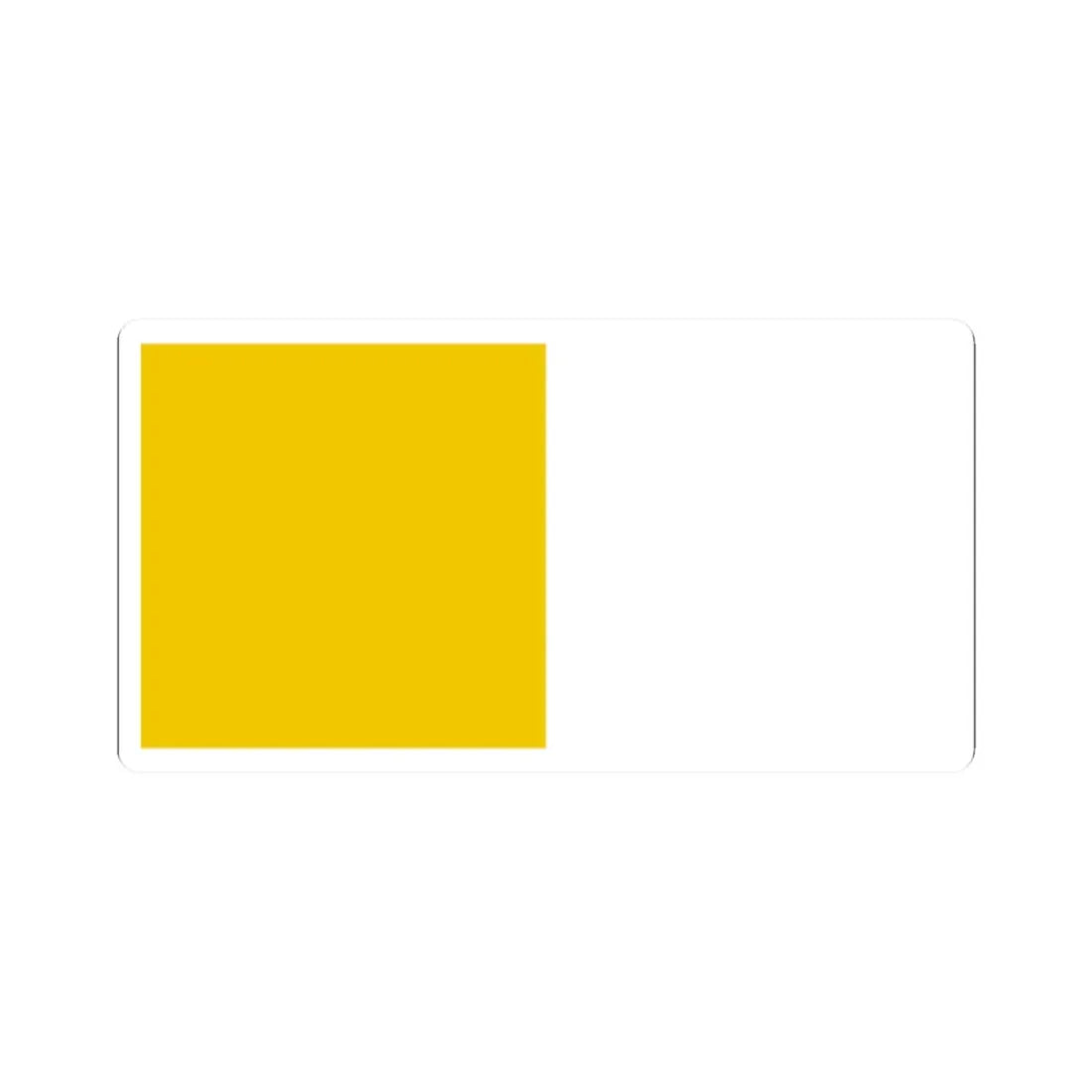 Flag of county Antrim (Ireland) STICKER Vinyl Kiss-Cut Decal 2 Inch White - The Sticker Space