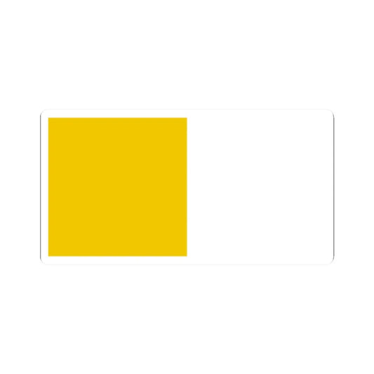 Flag of county Antrim (Ireland) STICKER Vinyl Kiss-Cut Decal 2 Inch White - The Sticker Space