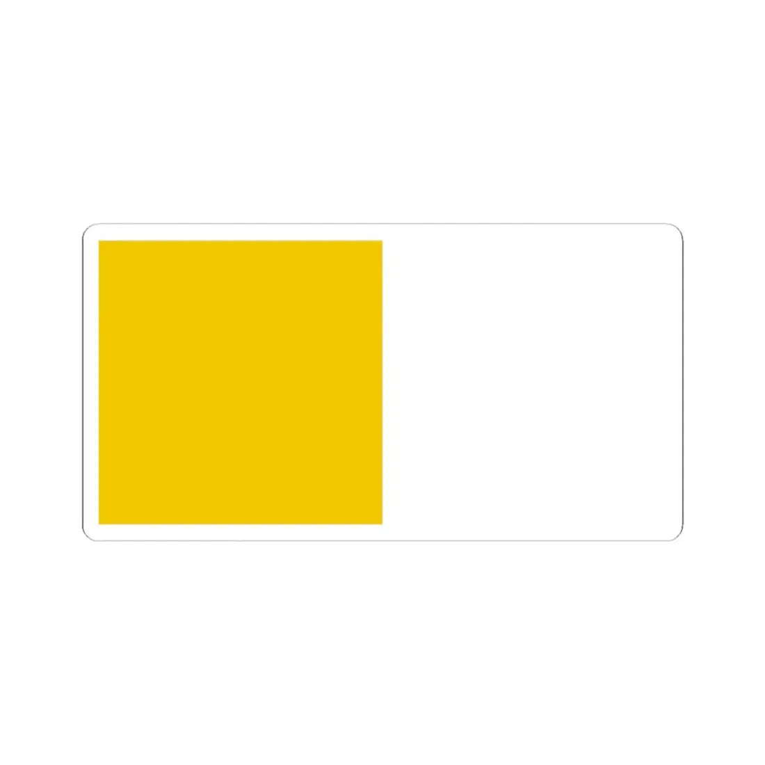 Flag of county Antrim (Ireland) STICKER Vinyl Kiss-Cut Decal 3 Inch White - The Sticker Space