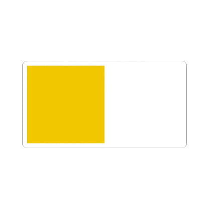 Flag of county Antrim (Ireland) STICKER Vinyl Kiss-Cut Decal 3 Inch White - The Sticker Space