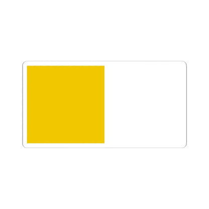 Flag of county Antrim (Ireland) STICKER Vinyl Kiss-Cut Decal 4 Inch White - The Sticker Space